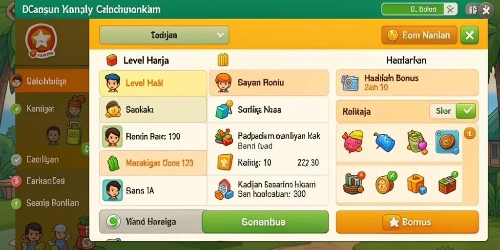 Pengalaman bermain yang menghibur dengan banyak bonus.