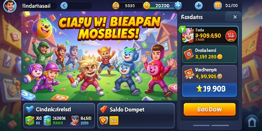 Kompetisi seru dengan komunitas pemain aktif.
