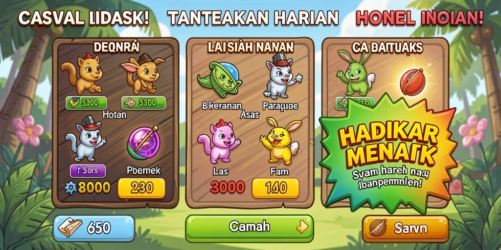 Pengalaman bermain yang seru dan adiktif.