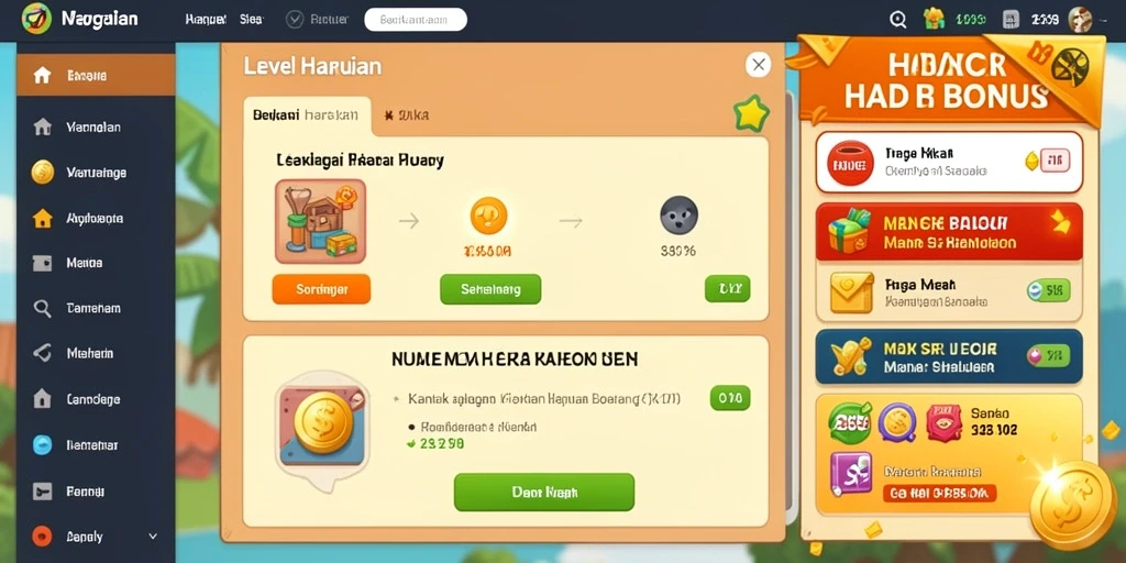 Pengalaman bermain yang seru dan menyenangkan.